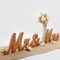Rose Gold Mr & Mrs Sign Wooden Letters Wedding Table Decor Wedding Gift